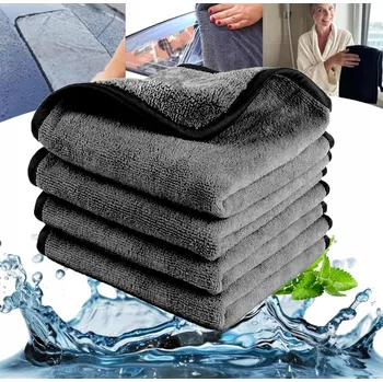 Utěrka Omyvatelné utěrky z mikrovlákna Utěrka na leštění auta 4 ks