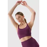 Dámská podprsenka 4F 4FWSS25USBAF166 DARK VIOLET XS-S