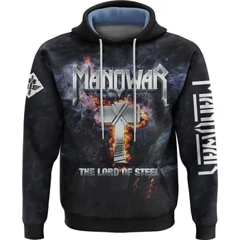 Pánská mikina luxusni_unisex_mikina_skupina_Manowar Pánské luxusní mikiny: 7XL