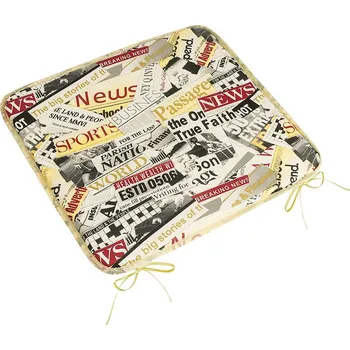 Podsedák Bellatex Sedák Adéla hladký Červená,Černá,Bílá