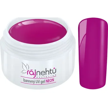Umělé nehty Ráj nehtů Barevný UV gel NEON - Purple - Fialový 5ml