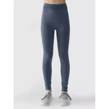 Dámské kalhoty Dětské legíny 4F 4FJWSS25TTIGF221 DENIM 128-134