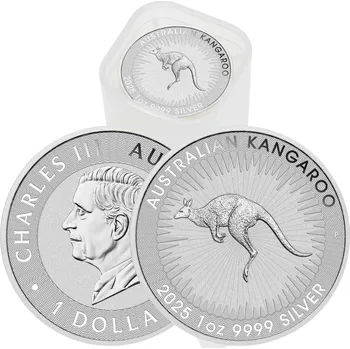 The Perth Mint Stříbrná investiční mince 1 Oz - Australian Kangaroo 2025 Tuba (25ks)