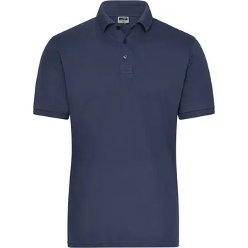 Pánské tričko James & Nicholson Polokošile Solid JN 1806, elastická, krátký rukáv, pánská COT02180600316-navy Navy 6XL