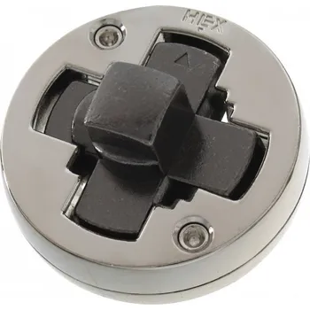 Hlavolam Eureka! Hanayama Cast Hex - kovový hlavolam