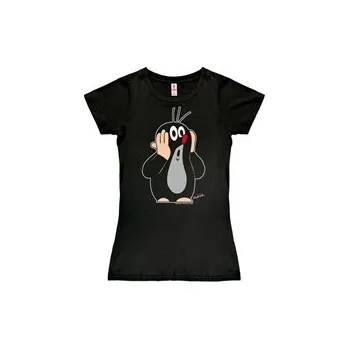 Pánské tričko Dámské tričko Krteček: Oh Oh! (L) černá bavlna