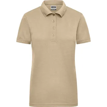 Pánské tričko James & Nicholson Polokošile JN 829, krátký rukáv, dámská COT02082905200-stone XS Šedá kamenně