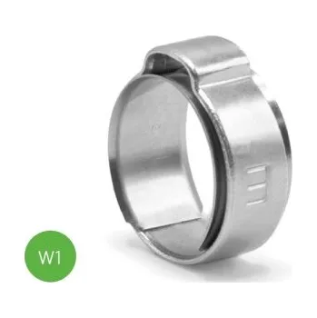 Zahradní hadice 7-8 W1 Deformační spona EAR CLIP RING s jedním ouškem a prstenem