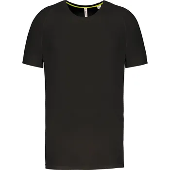 pracovní tričko Kariban Tričko PA4012, sportovní, krátký rukáv, pánské COT20401200205-black 2XL Černá