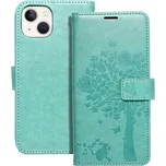 OEM Pouzdro Forcell MEZZO Book Apple Iphone 13 strom zelené