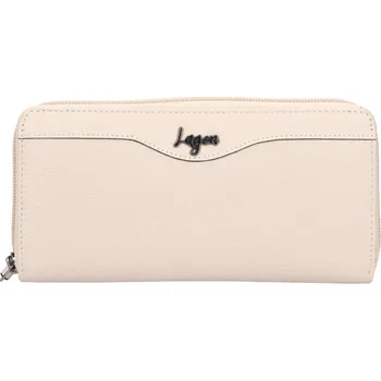 Peněženka Dámská peněženka kožená LG 833 KRÉMOVÁ OFF WHITE
