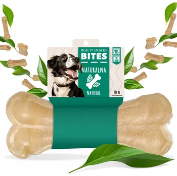 Pamlsek pro psa Kost pro PSA Lisovaná PŘÍRODNÍ 5 cm Kousací PAMLSEK Žvýkací DOBROTA Hovězí