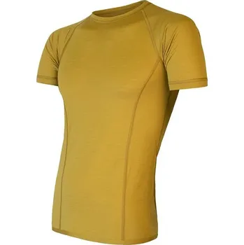Sensor Merino Air Pánské tričko krátký rukáv Mustard M