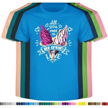 Dívčí oblečení detske-levne-bavlnene-tricko-potisk-zmrlina-love Barva: Azure - azurově modrá, velikost: 116