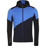 Pánská celopropínací mikina PROGRESS TERRITORY L Modrá, Černá