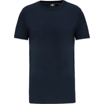 pracovní tričko Kariban Tričko WK3020 Day-to-Day, krátký rukáv, pánské COT20302038413-navy/silver 3XL Modrá tmavá/stříbrná