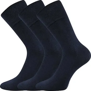Pánská móda LONKA Ponožky slabé jednobarevné DIAGRAM tmavě modré (3 páry) 43-46 115466