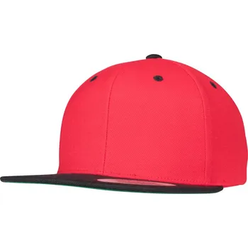 Pracovní přilba Flexfit Kšiltovka Flexfit 6089M Snapback, 6 panelová COT55608987699-red/black Červená/černá UNI