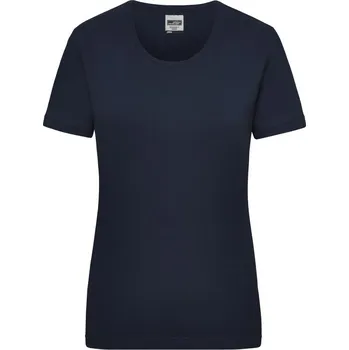 Pracovní oblečení James & Nicholson Tričko JN 802, krátký rukáv, dámské COT02080200302-navy M Navy