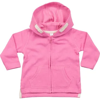 Babybugz Mikina BZ32 s kapucí, dětská COT710032t2491-bubble gum Růžová bubble gum 6-12