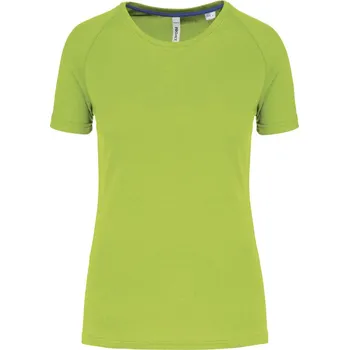 pracovní tričko Kariban Tričko PA4013, sportovní, krátký rukáv, dámské COT20401312204-lime XL Zelená lime