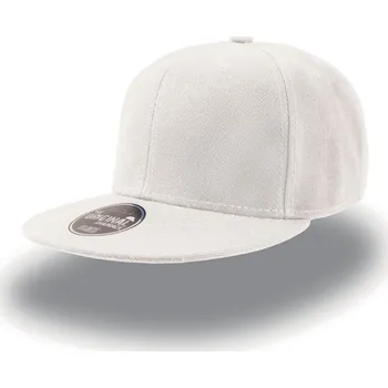 Pracovní přilba Atlantis Headwear Kšiltovka Snap Back, 6 panelová COT33208000199-white Bílá UNI