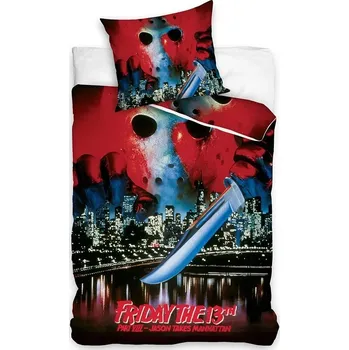 Povlečení 100% BAVLNA Povlečení PÁTEK 13