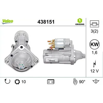 Autoelektrika Startér VALEO 438151