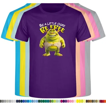 Chlapecké tričko detske-levne-bavlnene-tricko-potisk-Shrek Barva: Purple - purpurová, velikost: 104