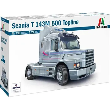 Plastikový model Italeri Model Kit truck 0736 - Scania T143 M500 Topline (1:24)