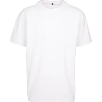 pracovní tričko Build your Brand Tričko BY 102, oversize, krátký rukáv, pánské COT56010200113-white 3XL Bílá