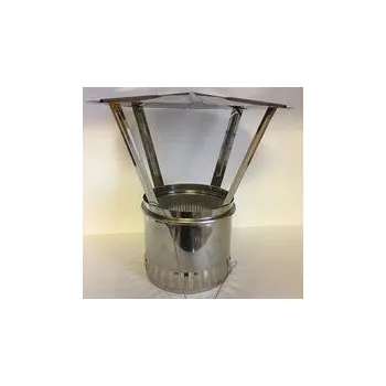 Komín Komínová stříška Schiedel - nerez O 130 mm