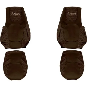 Potah sedadla Kožené autopotahy DAF XG, hnědé