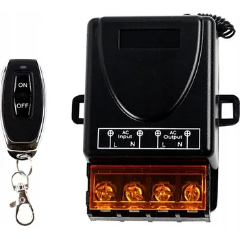 vypínač 230V DÁLKOVÉ OVLÁDÁNÍ SPÍNAČ NA DÁLKOVÉ OVLÁDÁNÍ RÁDIOVÝ S 1x OVLADAČEM