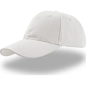 Pracovní přilba Atlantis Headwear Kšiltovka Liberty Six z těžké bavlny, 6 panelová COT33302000199-white Bílá UNI