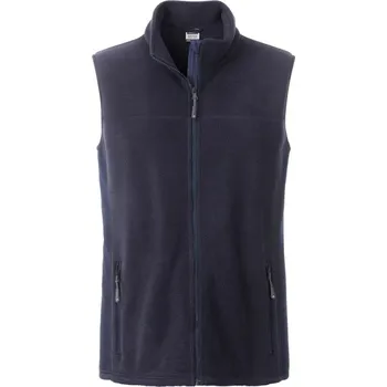 Pracovní oblečení James & Nicholson Vesta JN 856 Strong, fleecová, pánská COT02085685704-navy/navy XL Navy