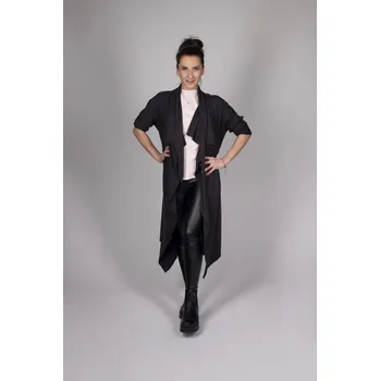 Dámský blejzr Dámský dlouhý kardigan Barva: Červená, Velikost: XL