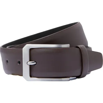 Opasek Jack&Jones Pánský opasek JACRON 12247540 Black Coffee 100 + 2 měsíce na vrácení zboží