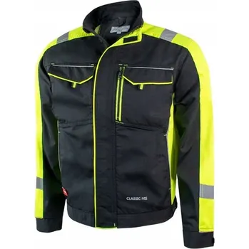 Pracovní obuv Reflexní pracovní bunda mikina VÝSTRAŽNÁ žlutá BOZP S / 46