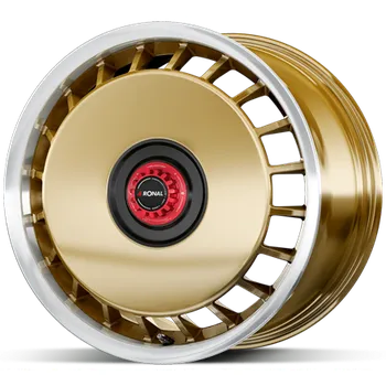 Disk Alu disk Ronal R50 Gold REV-R 8x18 5x100 ET35 zlatý leštěný červený
