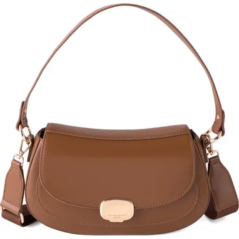 Kabelka David Jones Dámská kabelka Banana Bag CM7175 Cognac + 2 měsíce na vrácení zboží