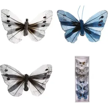 Motýl s klipem, 6ks MO1965 - SLEVA 3% s kodem radost25