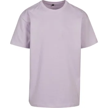 pracovní tričko Build your Brand Tričko BY 102, oversize, krátký rukáv, pánské COT56010256615-lilac 5XL Fialová lila