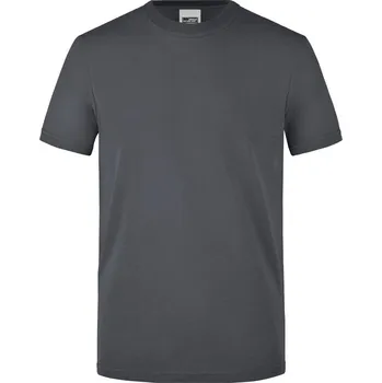 Pracovní oblečení James & Nicholson Tričko JN 838, krátký rukáv, pánské COT02083802500-carbon XS Carbon