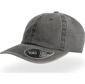 Pracovní přilba Atlantis Headwear Kšiltovka Digg, 6 panelová, vintage COT33409000299-black Černá UNI
