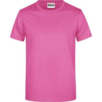 pracovní tričko James & Nicholson Tričko JN 790, krátký rukáv, pánské COT02079004801-pink S Růžová