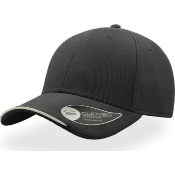 Pracovní přilba Atlantis Headwear Kšiltovka Estoril, 6 panelová, baseballová COT33204067099-dark grey Šedá tmavá UNI
