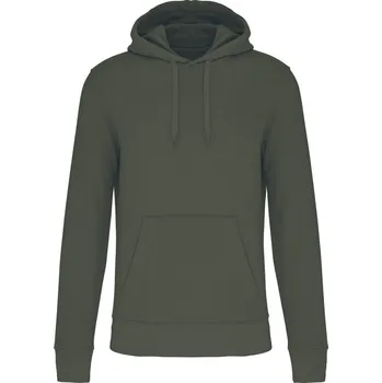 pracovní mikina Kariban Mikina Kariban K4027 s kapucí, ekologická, pánská COT20402707213-dark khaki 3XL Khaki tmavá
