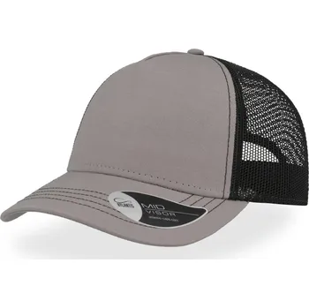 Pracovní přilba Atlantis Headwear Kšiltovka Rapper Canvas, 5 panelová, síťovaná COT-33606087199 UNI Oranžová/bílá