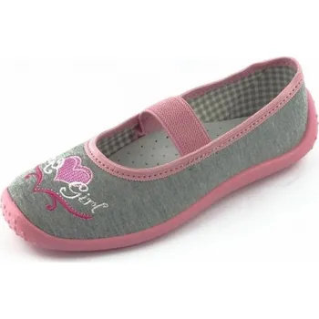 Dívčí bačkory NAZO přezůvky 002 CA růžová, velikost 35